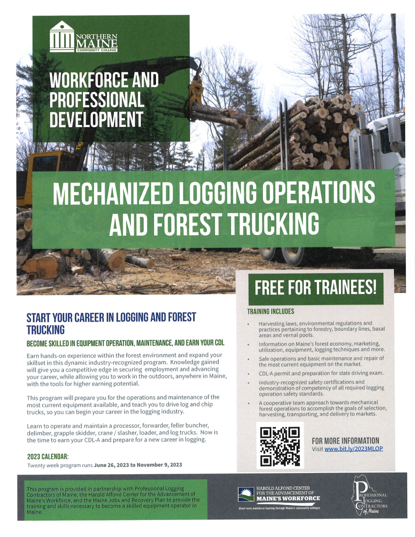 Mechanized Logging Operations - Northern Maine Community College